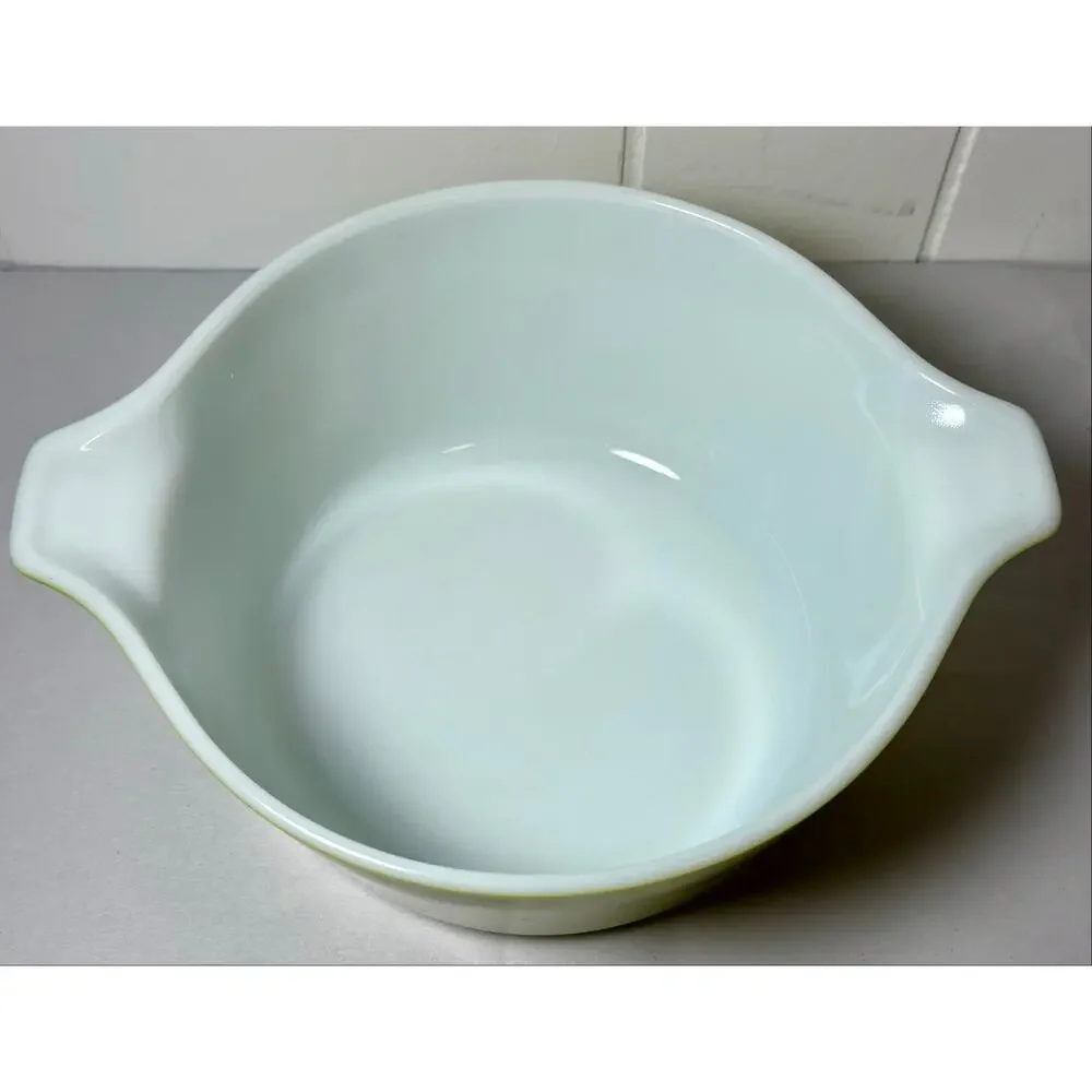 Vintage 1970s PYREX Olive Green 474-B Casserole Dish USA